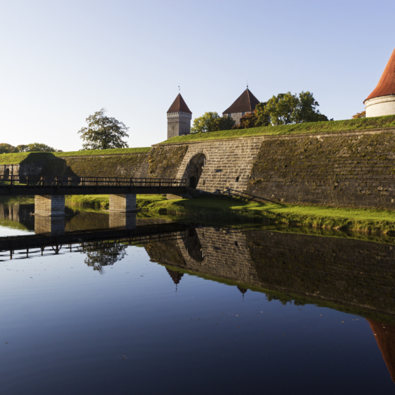 Kuressaare,Castle,On,Saaremaa,Island,In,Estonia