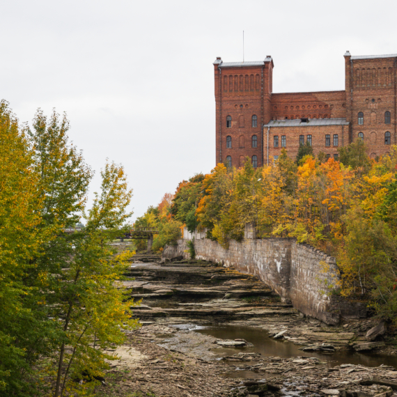 Kreenholm,Factory,With,The,Narva,River,On,The,Border,With